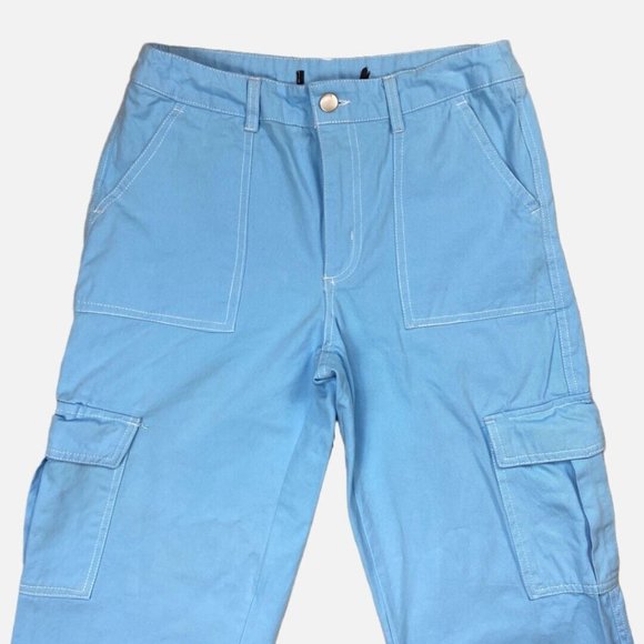 Blue Cargo Pants - Picture 2 of 4